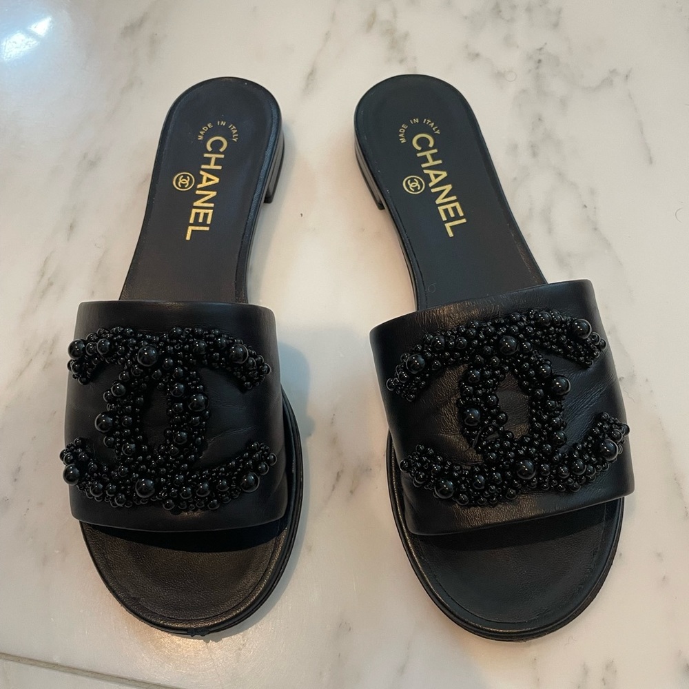 Chanel mule sandals